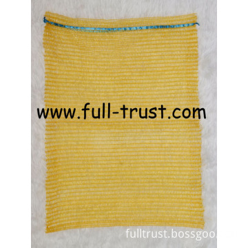 Yellow Raschel Mesh Bag